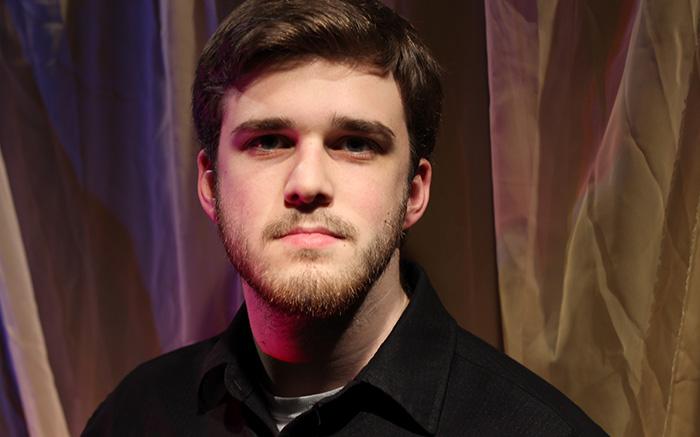 Andrew Milhous, junior double major in theatre and history, will play Guildenstern.