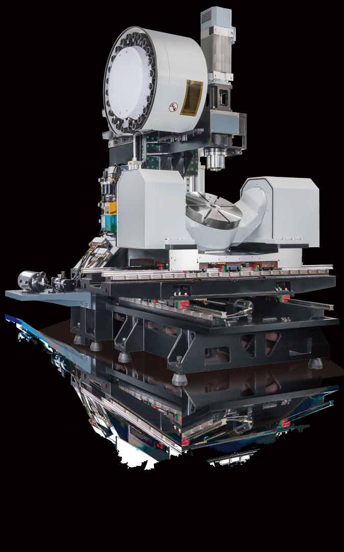 A/C-axis: 4"/4" Rigid Stable Accurate 3 linear axes X/Y/Z plus rotary and tilting axes A/C offers almost infinite solutions to your 5-axis or multiple faces machining jobs.