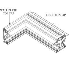 Conservatory roof installation guide Issue 3 Section 5: P-shape roof installation Section 5:2 Push glazing into glazing