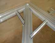 If the Jack Rafter Bar has not been fitted refer to Section 2:1 8) When glazing around the Valley, always start at the