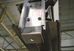 Picture showing the position of the tie-bar bracket once installed.