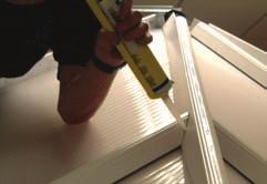 If the roof is 10 pitch or lower then run a sealant line between the underside of the roof sheet and the support trim.
