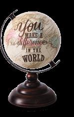 on-trend globes and map themed