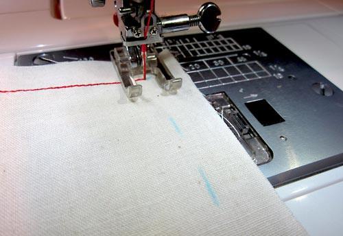 With a pair of small, sharp scissors, trim the seam allowance at the point. 7.