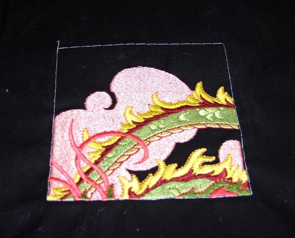 Embroidery: 1. Embroider each design for the wall hanging. They will be designs #NB104_48 to NB123_48 using two layers of OESD Ultra Clean and Tear stabilizer in each hooping.