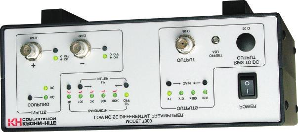 The Model 6620A Phasemeter measures the phase difference between 2 signals from 10Hz to 10MHz.
