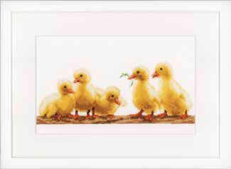 6") Ducklings Cross Stitch Kit