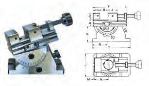 150 40 270 50 55 70 160 10 105 120 105 270 360 0-70 2xM6x20 43  Technical features: - tapped index holes - spaced 25 mm apart - bearing pins and headed dowels hardened and ground with accuracy of