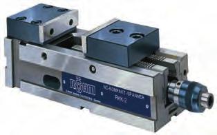 NC-Compact vices RKK with SA / SGN jaws They are primarily used with modern CNC milling machines and machining centers requiring a high degree of accuracy. Clamping possible on 3 sides.