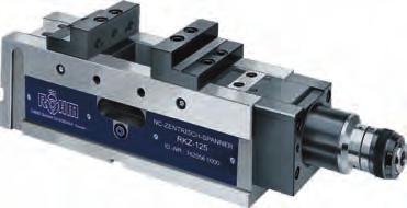 NC-Compact self centering vices RKZ Horizontal, vertical or side mounting.