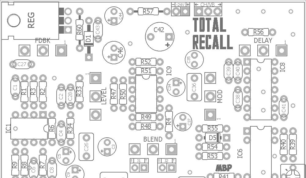 Total Recall FX Type: Delay Based on the EHX Deluxe Memory Man 2015 madbeanpedals 3.