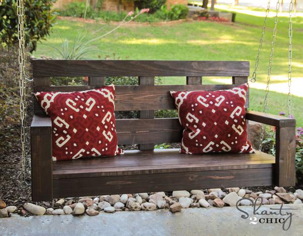 Well, guess what??? We've got new plans for you to make your own porch swing!