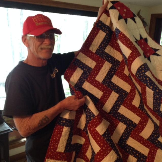Village Quilt Guild Newsletter May/June QUILTS OF VALOR PRESENTED On April 17,, two more Quilts of Valor that were made by the Betsy Ross Quilt Bee were presented to military veterans in Hot Springs
