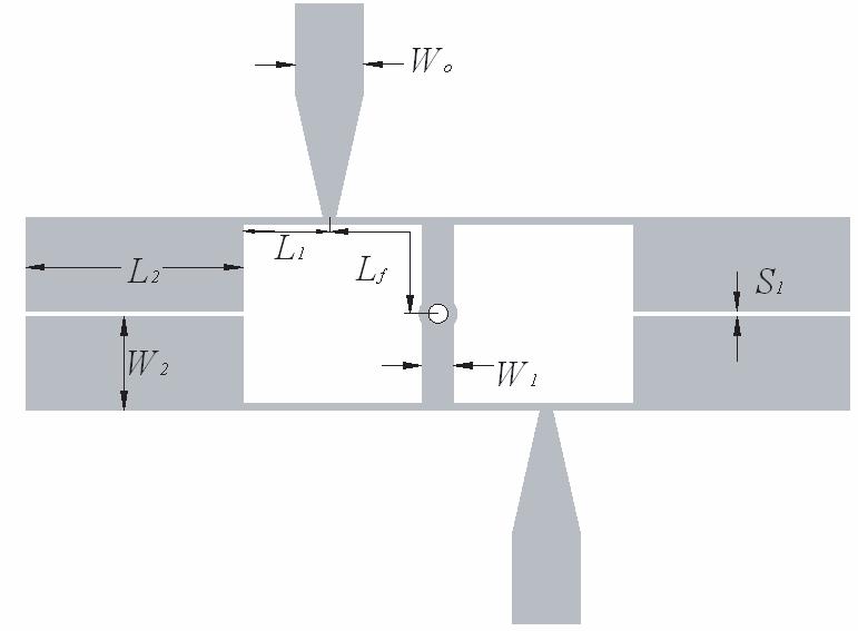 Progress In Electromagnetics Research Letters, Vol. 35, 2012 109 (a) S R1 R3 Resonator Source/Load Magnetic coupling Mixed coupling R2 R4 L (b) Figure 1. (a) Layout of proposed BPF.