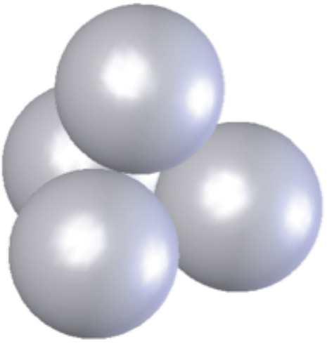 Key-words: Spatial puzzles, tetrahedral arrangements, packing problems. 1 The puzzle A Tetraball is made of 4 equal size balls each of which touches the others (Figure 1).