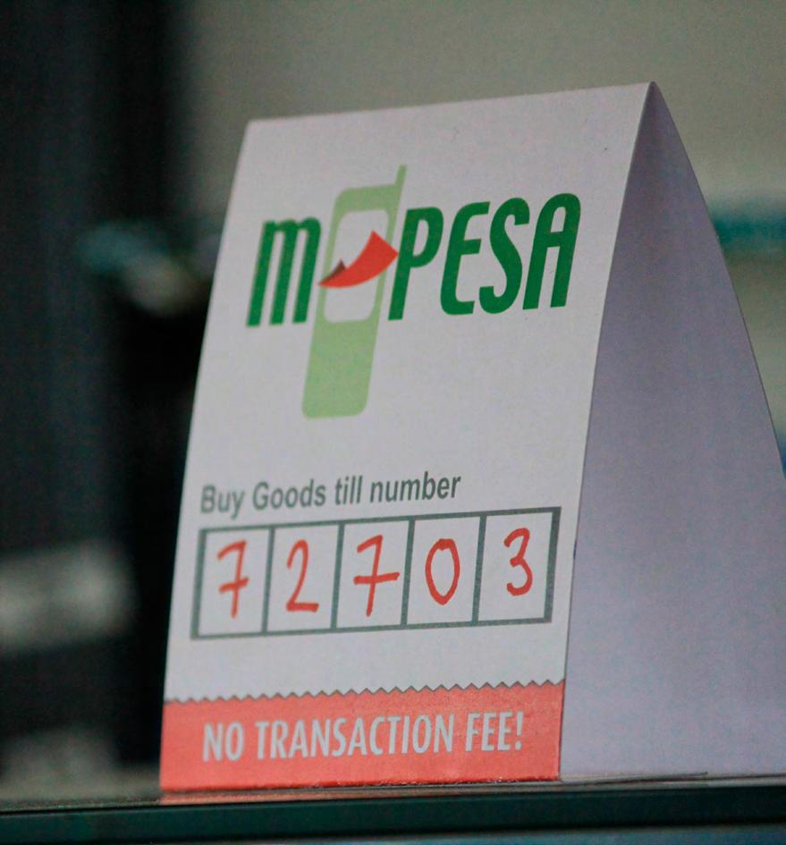 10 Snap shot M-Pesa M-Pesa, the Kenyan mobile banking system, which has 17 million registered users and allows participants to transfer money without going through a bank, using text messages.