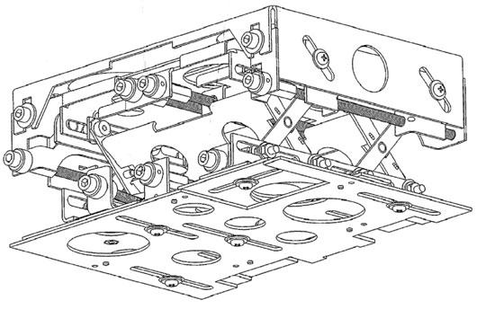 Figure 4. Mounting Brackets Required for Changing Projector Configuration 9. Flip the PHM so the lens is facing up in the lens vertical configuration. (Figure 5.) 10.