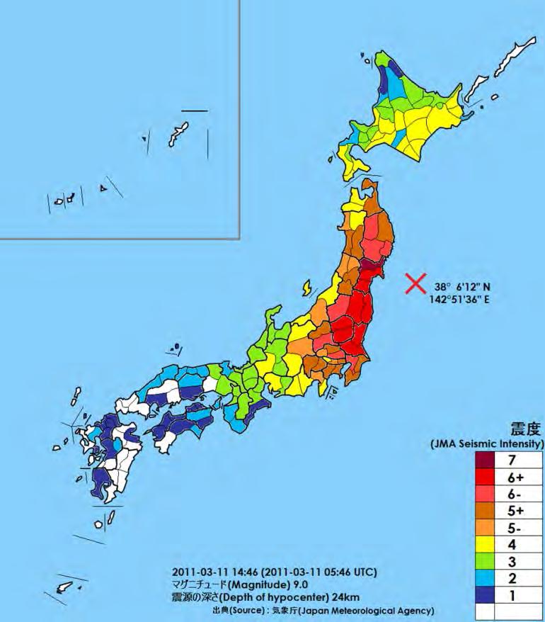 Case 3: Project of Supporting Disaster Victims of the Great East Japan Earthquake - 1/5 Summary of Damage by the Great East Japan Earthquake (as of May 31, 2011) Death: 15,270 persons Missing: 8,499