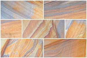 Pattern, Ledge Stone, Bullnose Rainbow 10 mm, 12 mm, 15 mm, 18 mm, 20 mm, 25 mm,