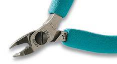 Tip Cutters tapered and relieved head Fine cutter head. One side is cut away for access even in confined areas.