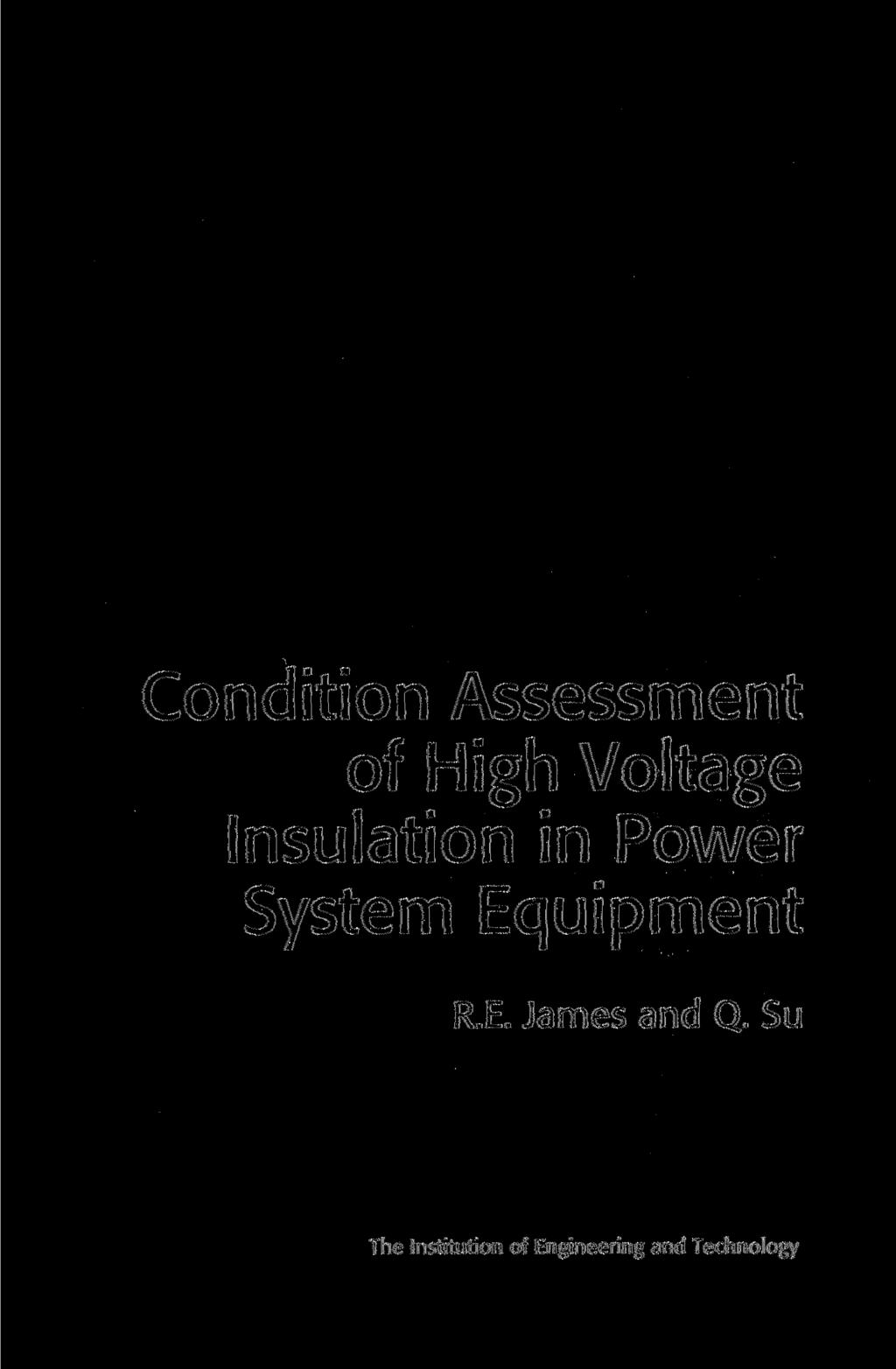 Condition Assessment of High Voltage Insulation in Power System