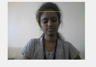 system starts face detection process.