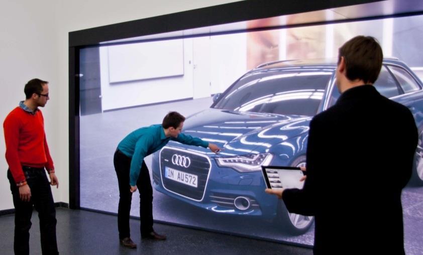 AUDI AG - I/VS From large-scale, multi-user VR to cloud streamed car configurator Challenges with our toolset I don t feel present in the virtual
