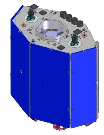 A Reaction Wheel SmallSat (1 of 4) Space Facing Facet Avionics Stack C