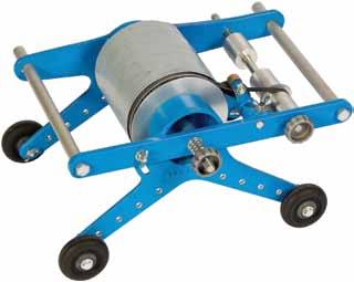 Auxiliary equipment Accuwrap II Hand held pipe wrapping machine 3 Available Sizes: For 2-18 Wide Tape Rolls Applies