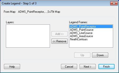 Section Four: Displaying ADMS results in MapInfo 4.2 Creating a legend for your contour plot You may want to create legends for your contour plots.