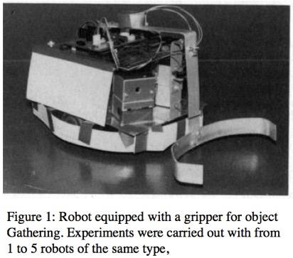 Beckers et al (1994) Beckers, Holland, and Deneubourg (BHD) wrote a paper detailing their experiments in swarm robotic