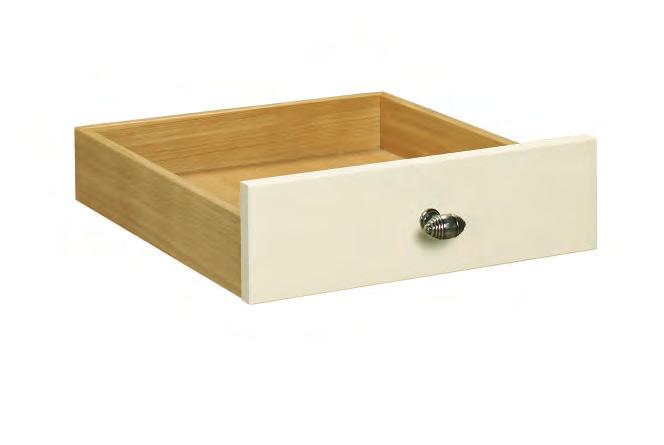 4 Oak drawer box available as upgrade to metal sided drawer box on all Classic and Traditional ranges in price bands two to five See Fig. 6. 3-way fully adjustable drawer front See Fig.