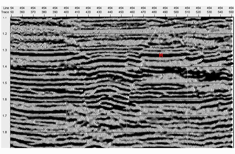 2D STACKED IMAGE (stacked section) The acquisition of a 2D seismic line usually results in hundreds or thousands of shot records.