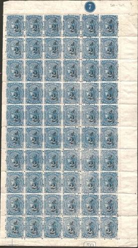 Traditional Philately Commission Perfins,