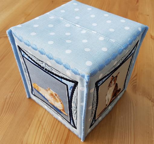 Created by Cathy http://www.picklecreations.co.uk/ Description A re-usable tissue box cover to fit a square (or squarish) box of tissues.