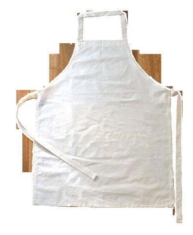 Half aprons also available.