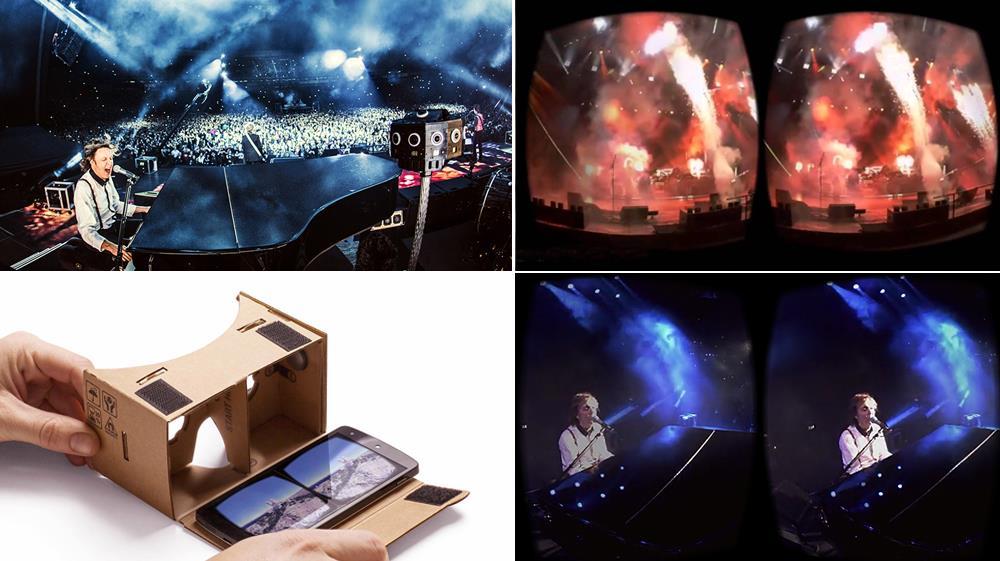 Figure 4: 360º video projections in a mobile HMD device Source: Google search ( McCartney 360º ) 3.