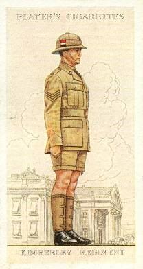 1-4 from the Player's series Military Uniforms of the British