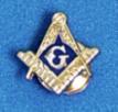 The lapel pin is shown actual size. Blue Lodge Tie Bars On the left is our Blue Lodge Tie Bar.