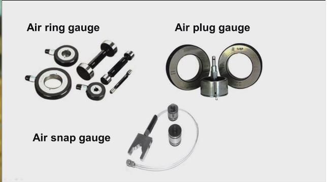 And these are some air ring gauges you can see the pores here and ring gauge and then plug gauges and then snap gauges these are commercially available.