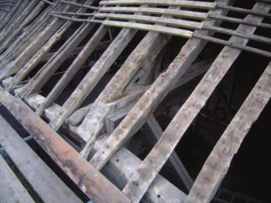 13 Plate 45: Rafters on east slope