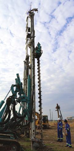The event allowed participants to: View first-hand the installation of several types of helical piles and micropiles Witness load testing of helical piles and micropiles in compression and tension