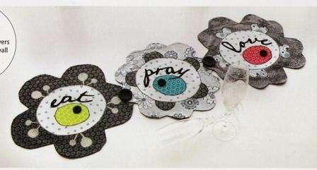 fusible applique. This is a great pattern to showcase large prints. We have kits available that match the sample.