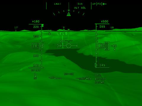 take-off and landing Flight path vector, speed deviation, and acceleration cues Remove non-essential content during low workload phases of flight Overhead-Mounted Digital HUD ClearVision s Combined