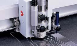cutting, routing, creasing...... drawing, punching, perforating, etc. Choose your individual combination from the selection of Zünd tool heads.