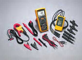 allows you to bring everything you need for the job Fluke 1577 TPAK i400 Magnetic Meter Hanger AC Current Clamp See page 71 See page 69 C100 Universal Carrying Case See page 63 Recommended kits TL27