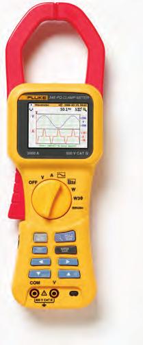 Fluke 345 Power Quality Clamp Meter The ideal meter to troubleshoot modern electrical loads The Fluke 345 is more than a power meter.