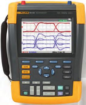 0 GS/sec Deep memory: 10,000 points per trace waveform capture CAT III 1000 V/CAT IV 600 V safety rated for high voltage environments 5000 count multimeter Li-ion battery and easy-access battery door
