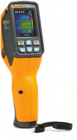 Fluke VT02 Visual IR Thermometer See beyond temperature The VT02 Visual IR Thermometer combines the convenience of an infrared thermometer with the visual advantage of a thermal imager creating a