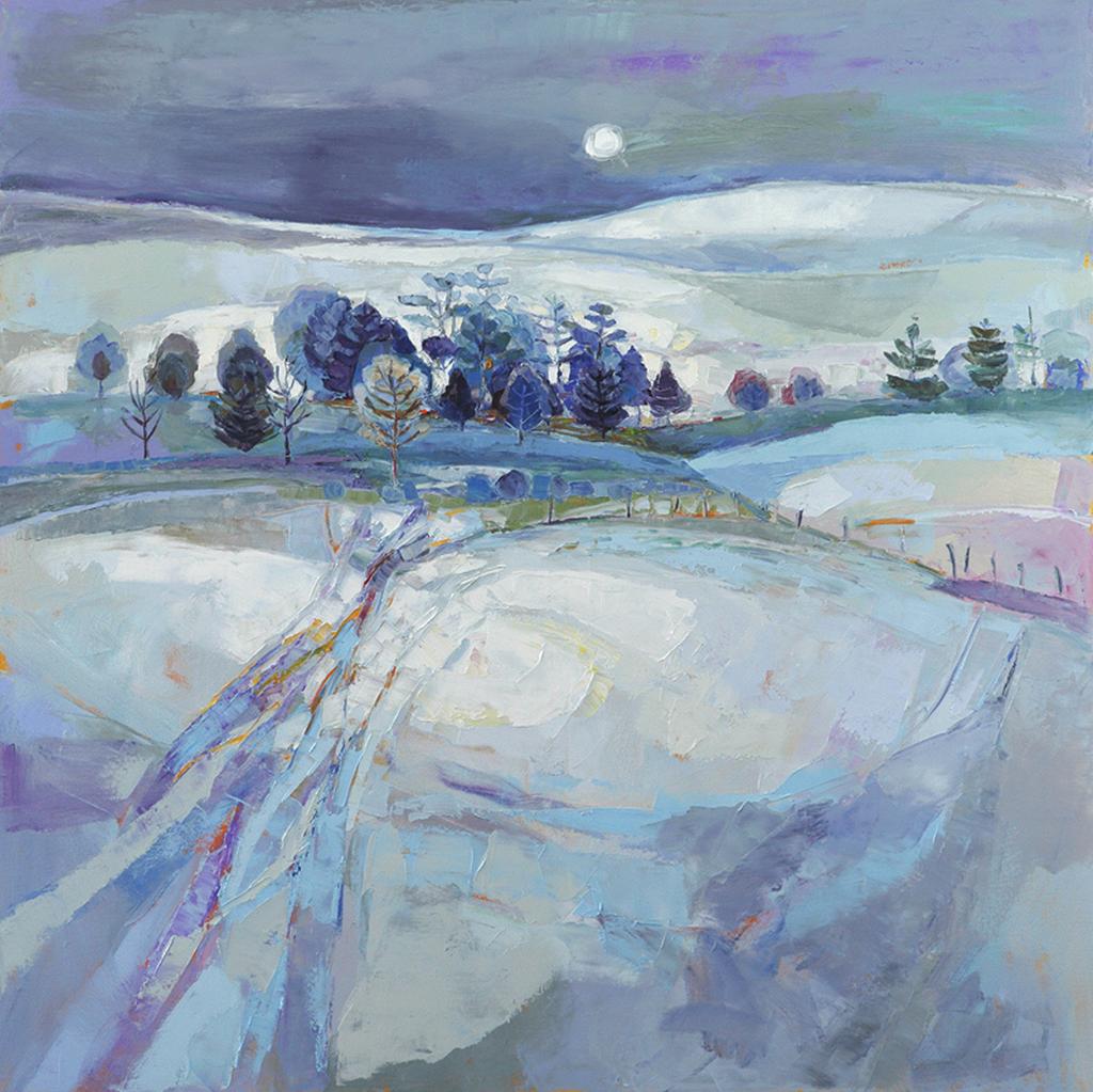 SECTION 1 EXPRESSIVE ART STUDIES (continued) Image for Question 2 Cold Light of Night (2013) by Kirsty Wither Oil on canvas (99 cm 99 cm) Question 2 With reference to the image above: (a) describe